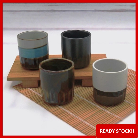 Japanese Tea Cup Stoneware Ceramic, Green Tea Cup, Matcha Tea Cup