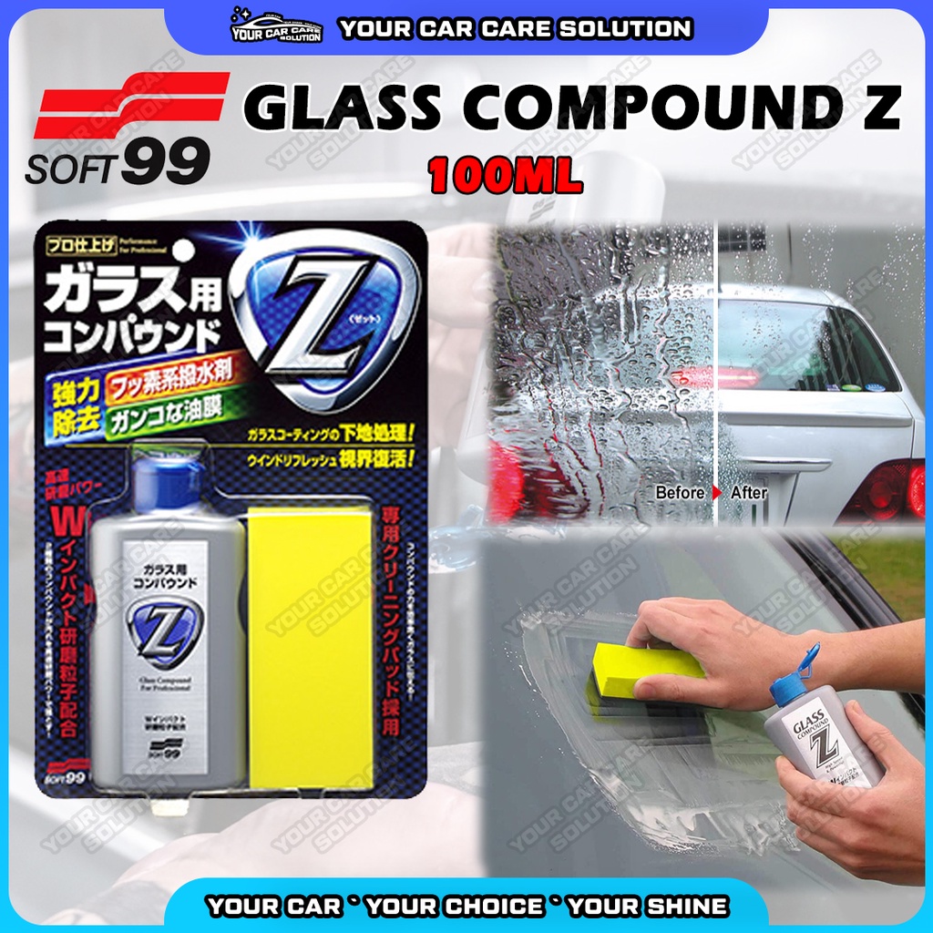 Soft 99 Soft99 Glass Compound Z Cleaner For Front Windscreen Mirror ...