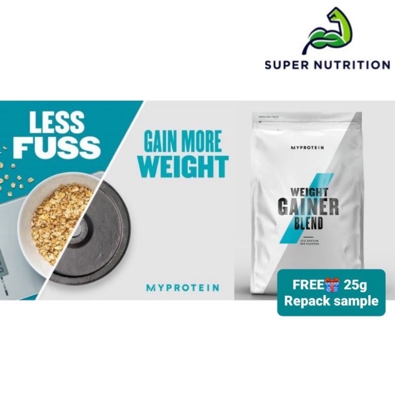 (Ready stock)Weight Gainer Blend 5kg mass gainer Myprotein Shopee