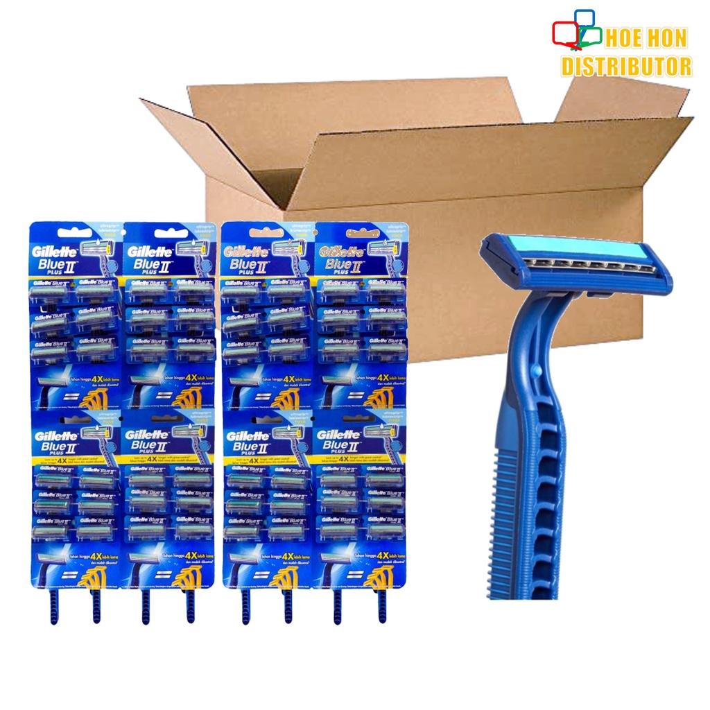 Wholesales Gillette Blue Ii Blue 2 Plus Disposable Razor 576pcs