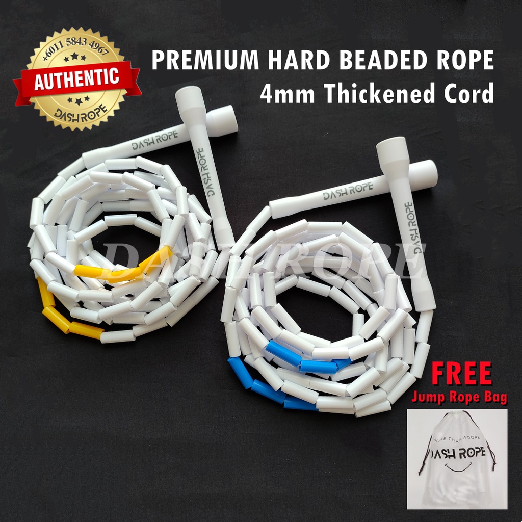 Premium Hard Beaded Rope 4mm Thickened Cord Shatterproof Beads DASHROPE ...