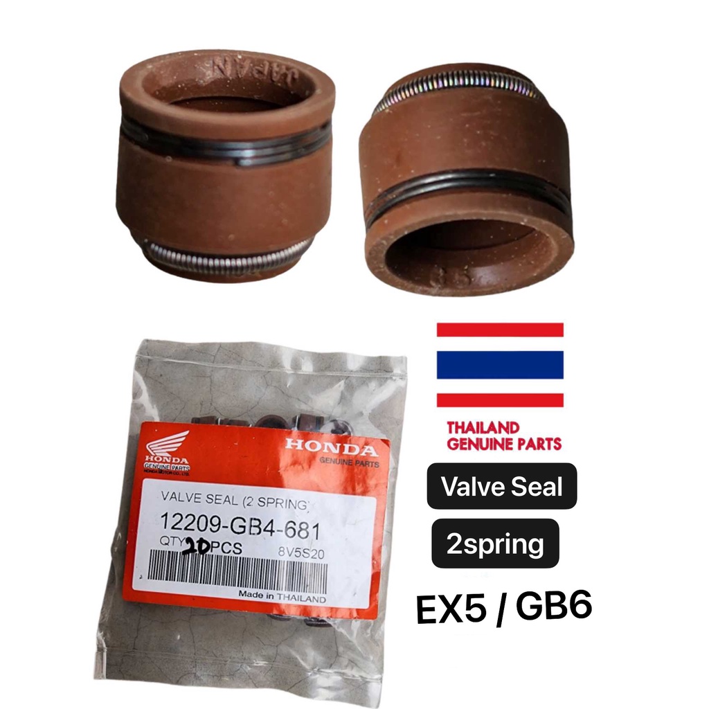 VALVE SEAL DOUBLE SPRING EX5 / GB6 / WAVE100 / DREAM / WAVE125 HONDA