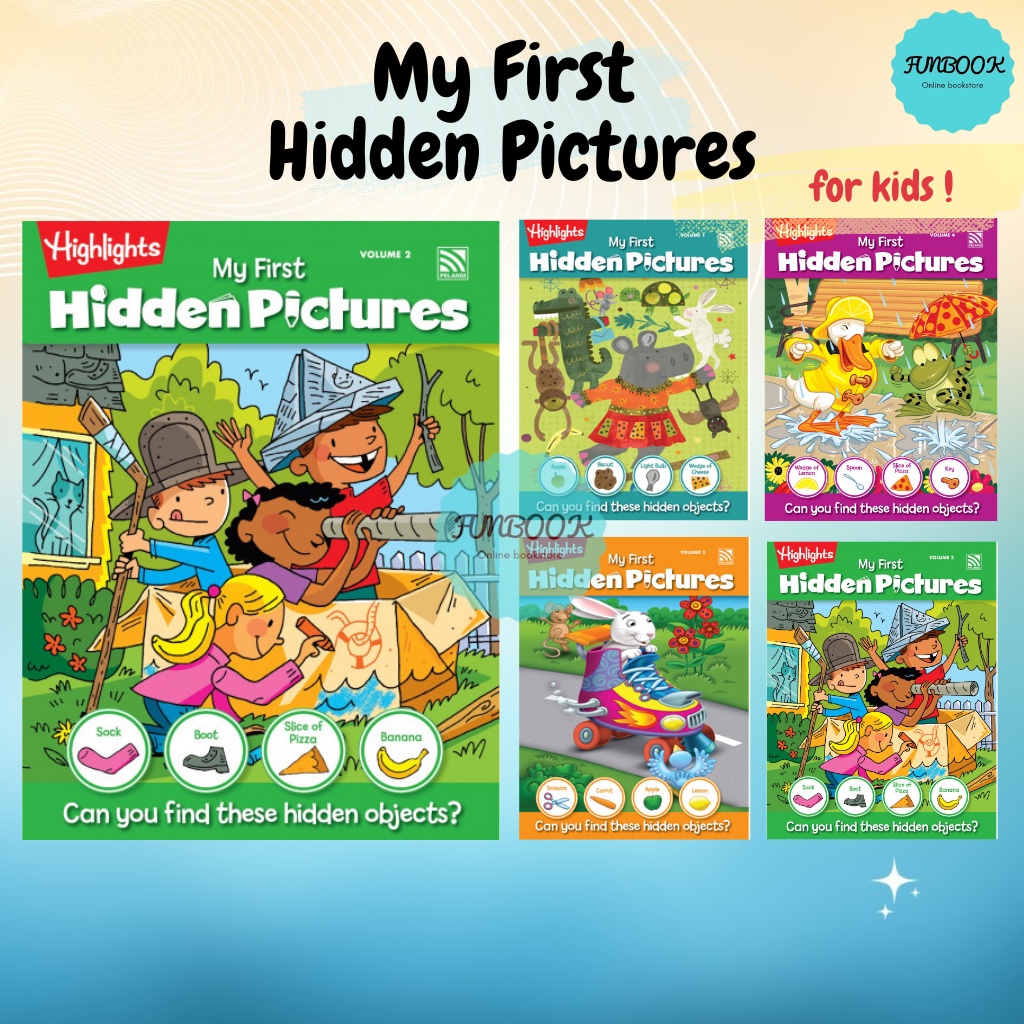 [FUNBOOK] Highlights: My First Hidden Pictures - Pelangi children game ...