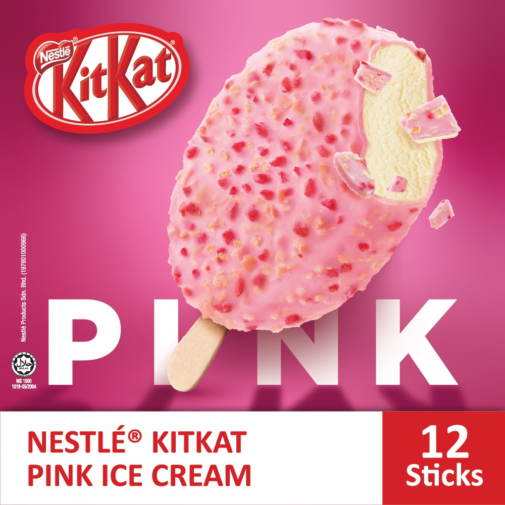 NESTLÉ KITKAT Pink Stick Ice Cream 85ml (12 Sticks) Shopee Malaysia