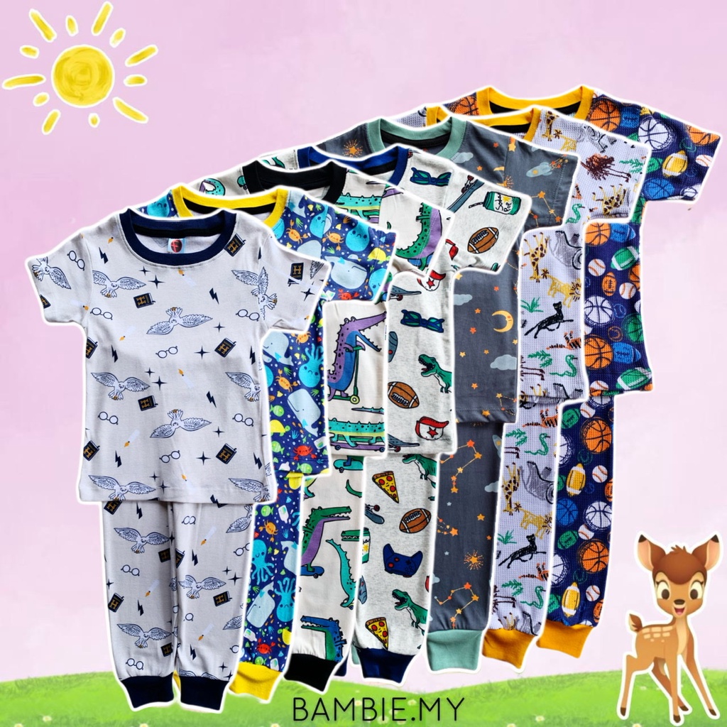 [2y-8y] FUSIONTEX KIDS COTTON PYJAMAS (100%) | Shopee Malaysia
