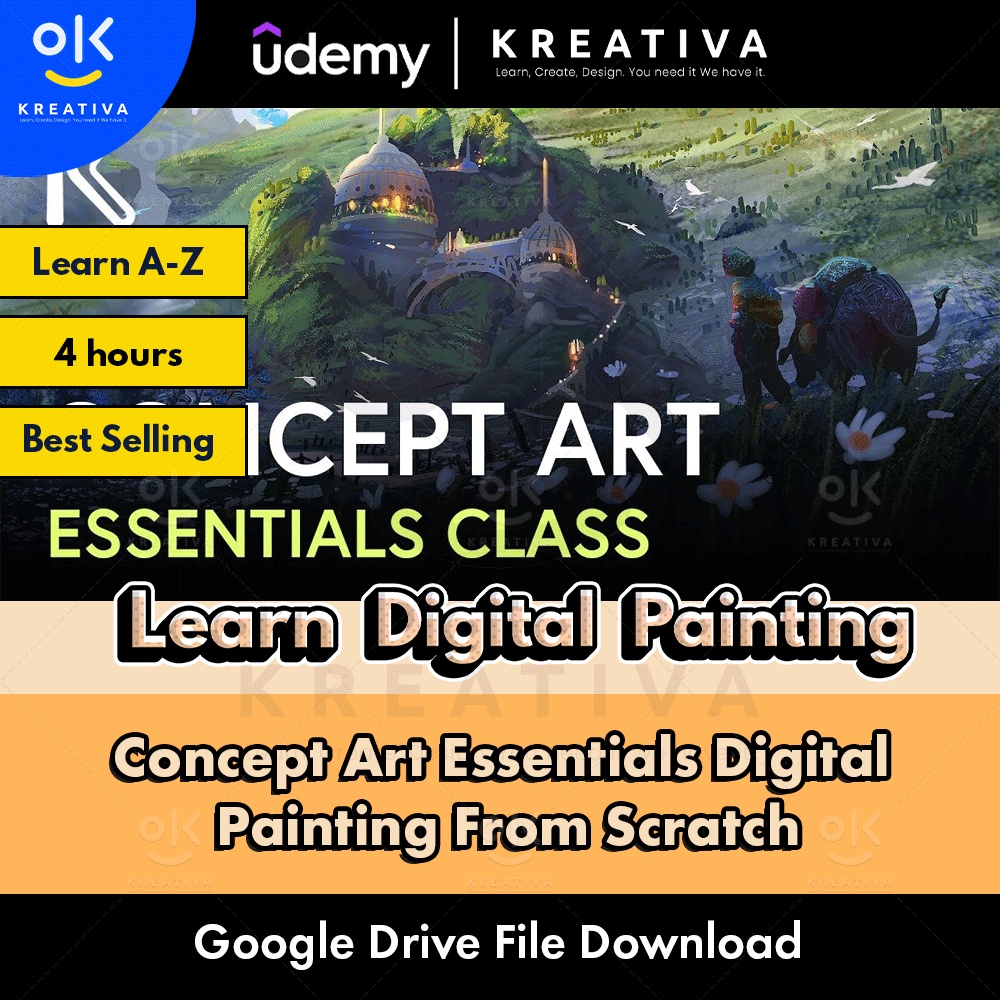 Video CourseConcept Art Essentials Digital Painting From Scratch