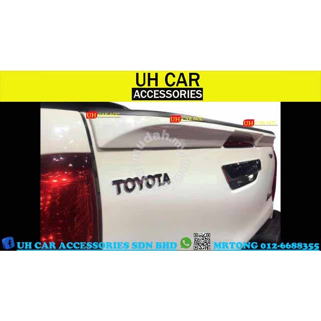 TOYOTA HILUX REVO ROCCO REAR TRUNK SPOILER | Shopee Malaysia