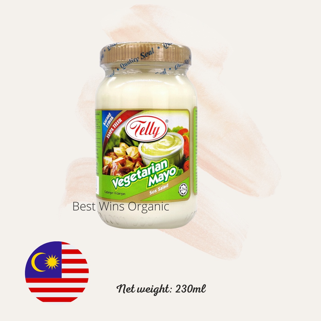TELLY Vegetarian Mayonnaise Salad Dressing No Egg Reduced Fat