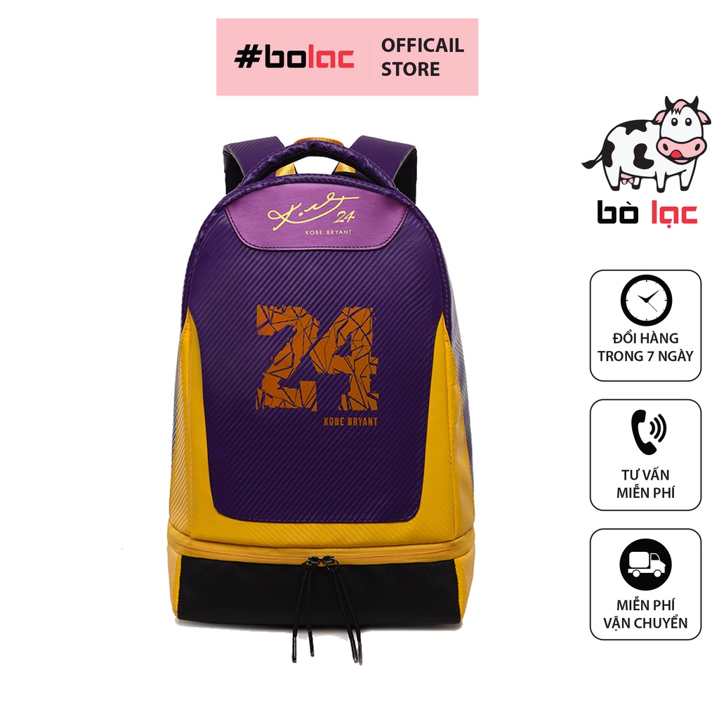 Basketball Backpack NB 24 Kobe Bryant Logo Shopee Malaysia