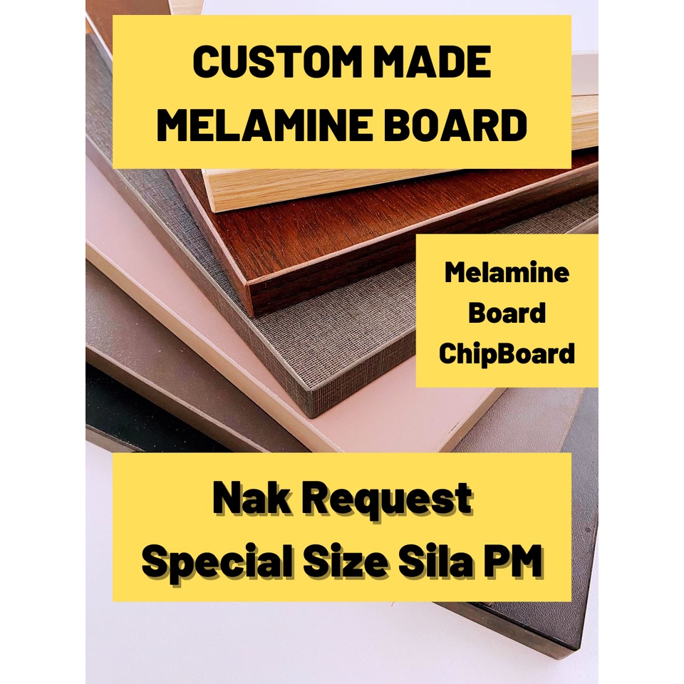 PAPAN 16MM/Melamine Board /ABS ADGE BANDING/Custom Cut Shopee Malaysia
