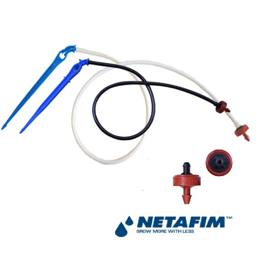 100 x NETAFIM 2L PCJ DRIPPER SET Fertigasi/Irrigation system (100