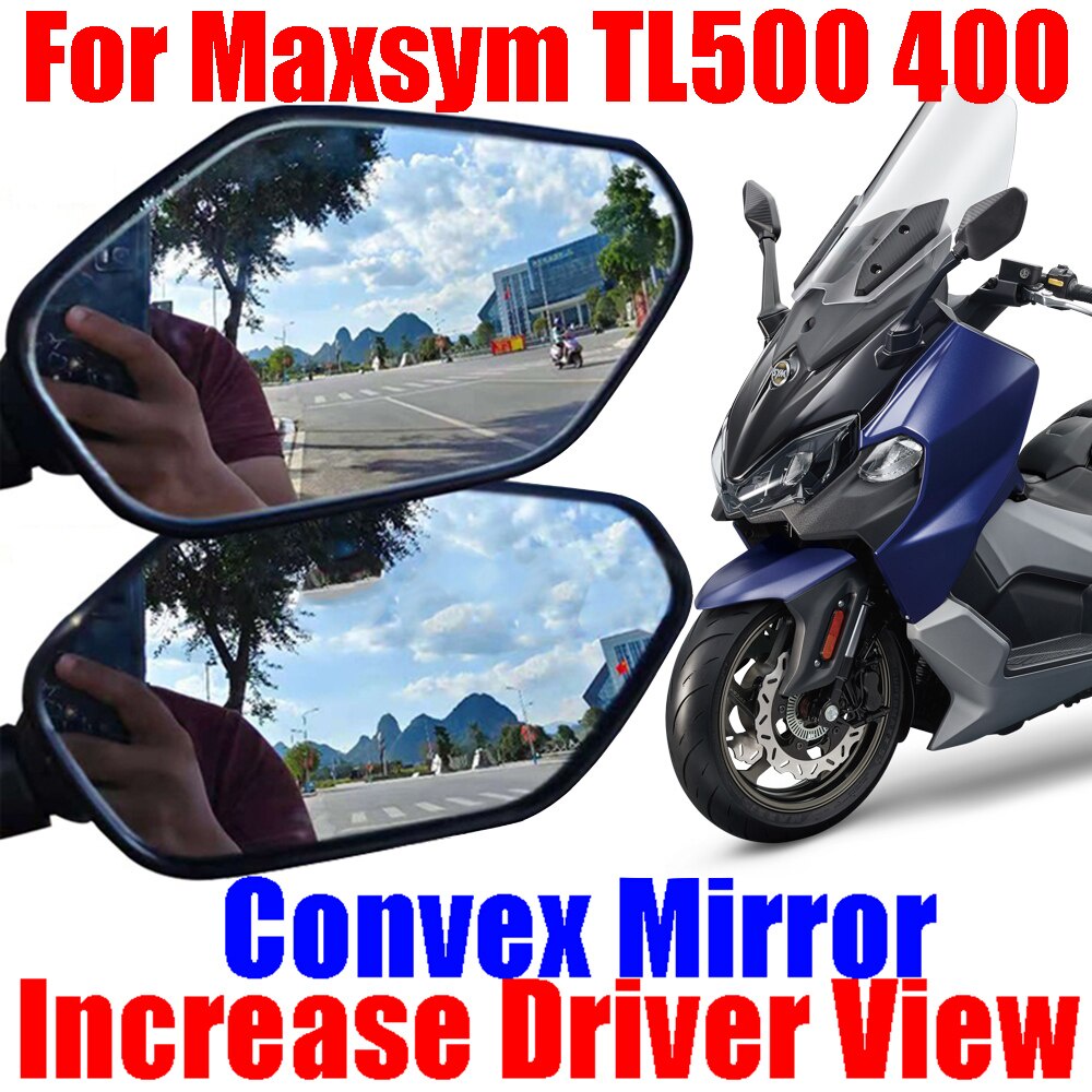 For SYM Maxsym TL 500 TL500 400 Maxsym400 Accessories Convex Mirror ...