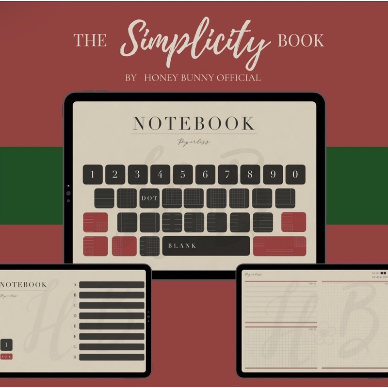 GoodNotes / Notability HoneyBunnyOfficial The Simplicity Book Digital ...