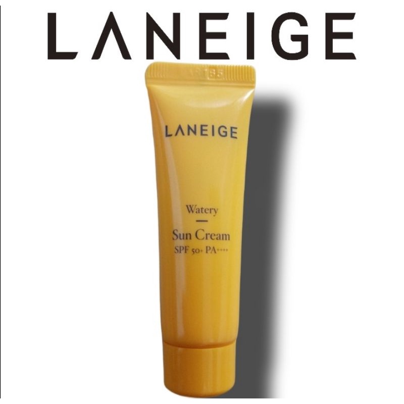 laneige watery sun cream spf 50+ pa++++ 10ml Shopee Malaysia