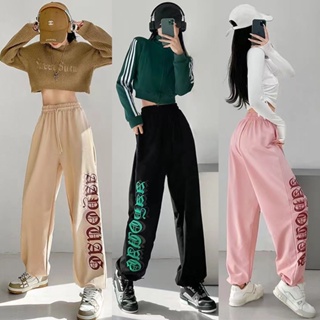 Womens Waffle Sweatpants High Waisted Solid Color Tapered Pants Plus Size  Casual Loose Trousers with Pockets