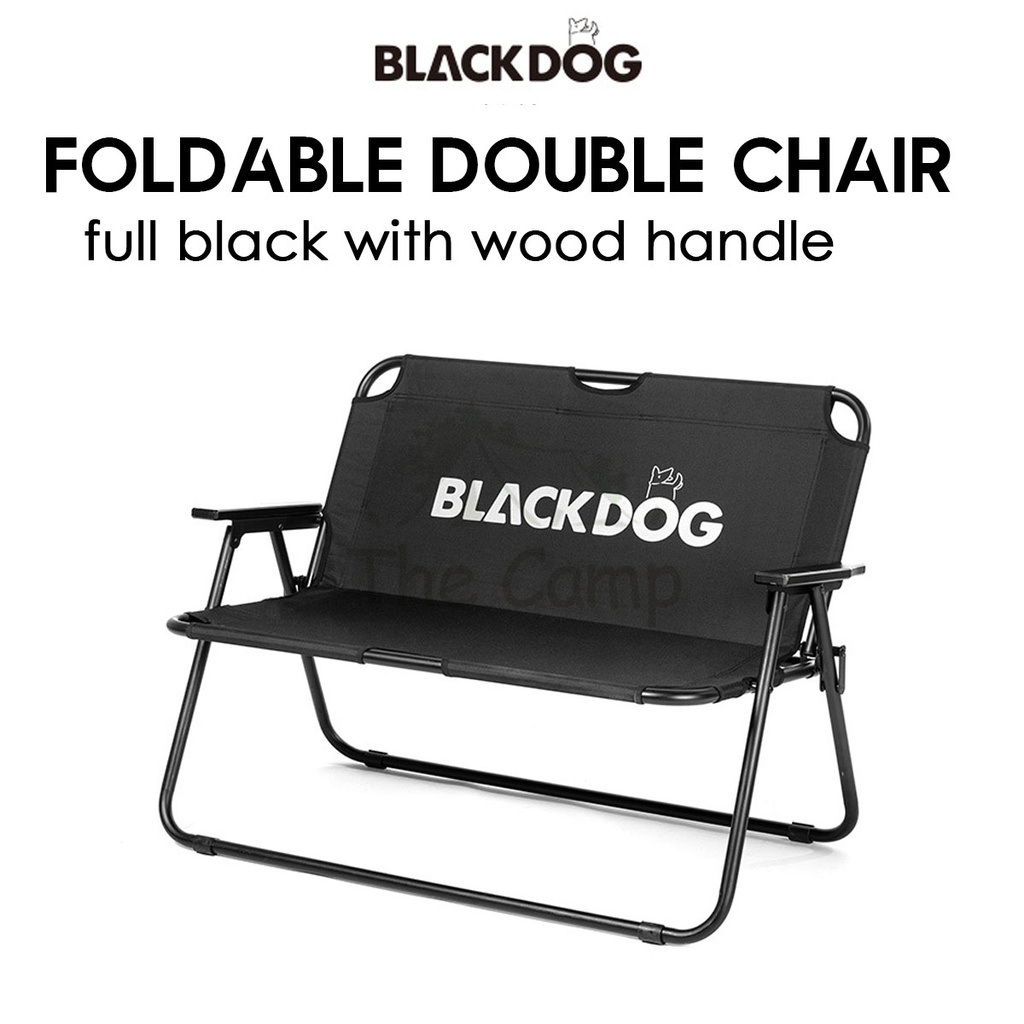 Blackdog Foldable Double Chair Camping Folding Chair Seat Outdoor Full