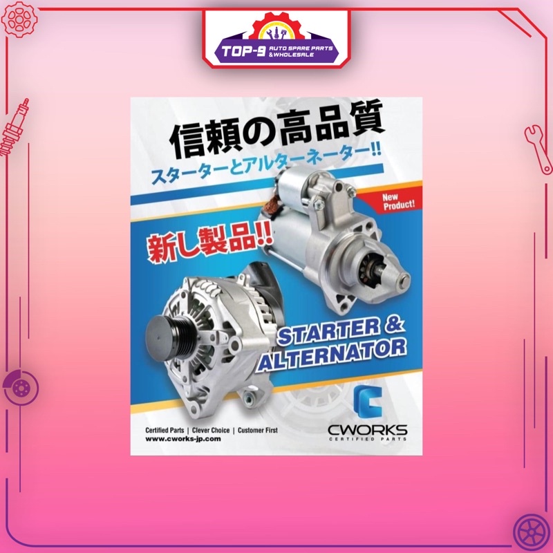 CWORKS JAPAN ALTERNATOR HONDA ACCORD TAO 2.4 12V 130A TOYOTA TSUSHO