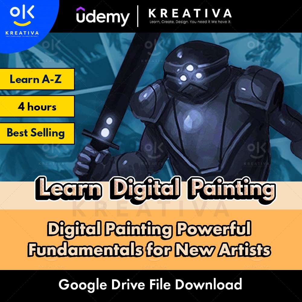 Video CourseDigital Painting Powerful Fundamentals for New Artists