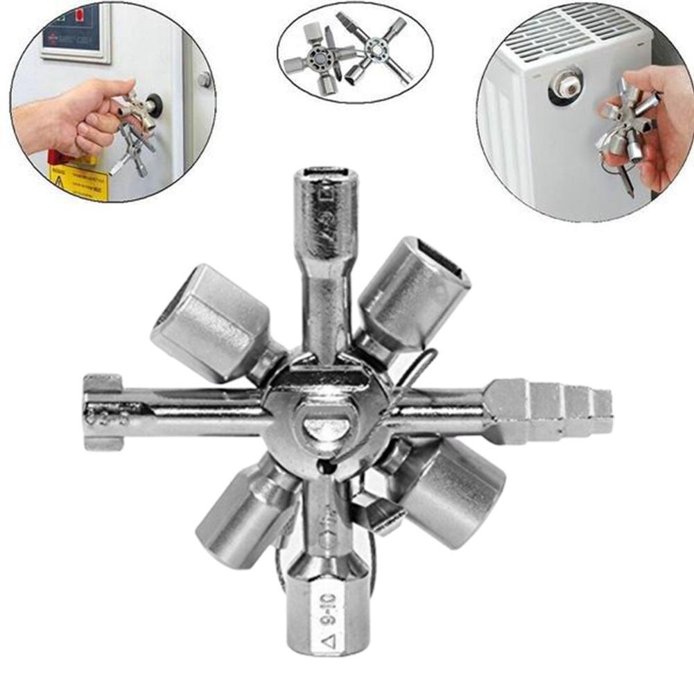 10 In 1 Multifunction Cross Switch Key Wrench Alloy Universal Square ...