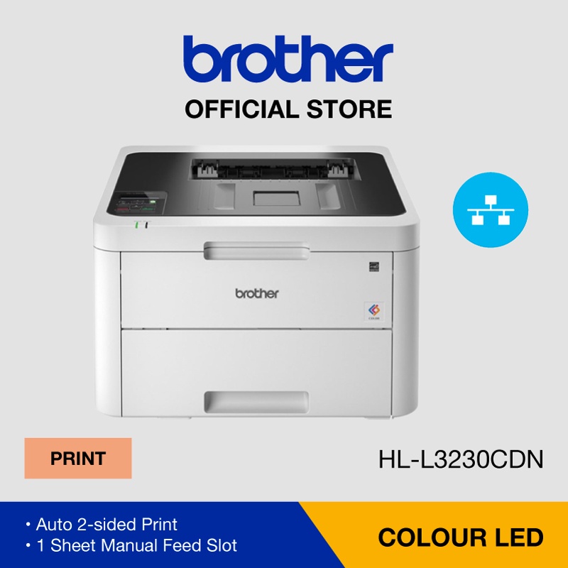 Brother Network Colour Laser Printer HLL3230CDN Shopee Malaysia