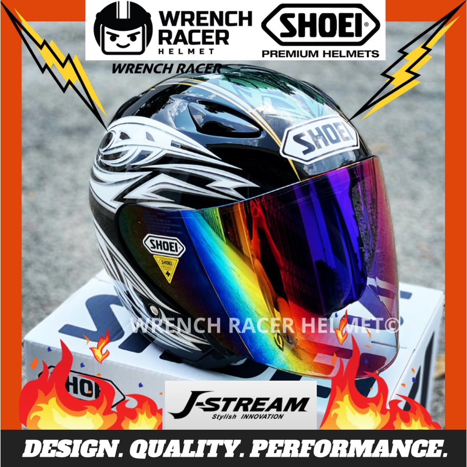 Helmet SHOEI JSTREAM Polaris Helmet / Visor SHOEI CJ1 (Premium 1 to 1