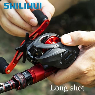 Fishing Reel 5.1:1 Gear Ratio Max Drag Power 30kg with Depth Counter Right  Hand Super Strong Trolling Reel for Saltwater Drum Reel.