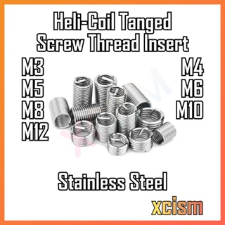 M6 x 1.0 Helicoil Threaded Insert 304 Stainless Steel Thread Repair Wire  Insert