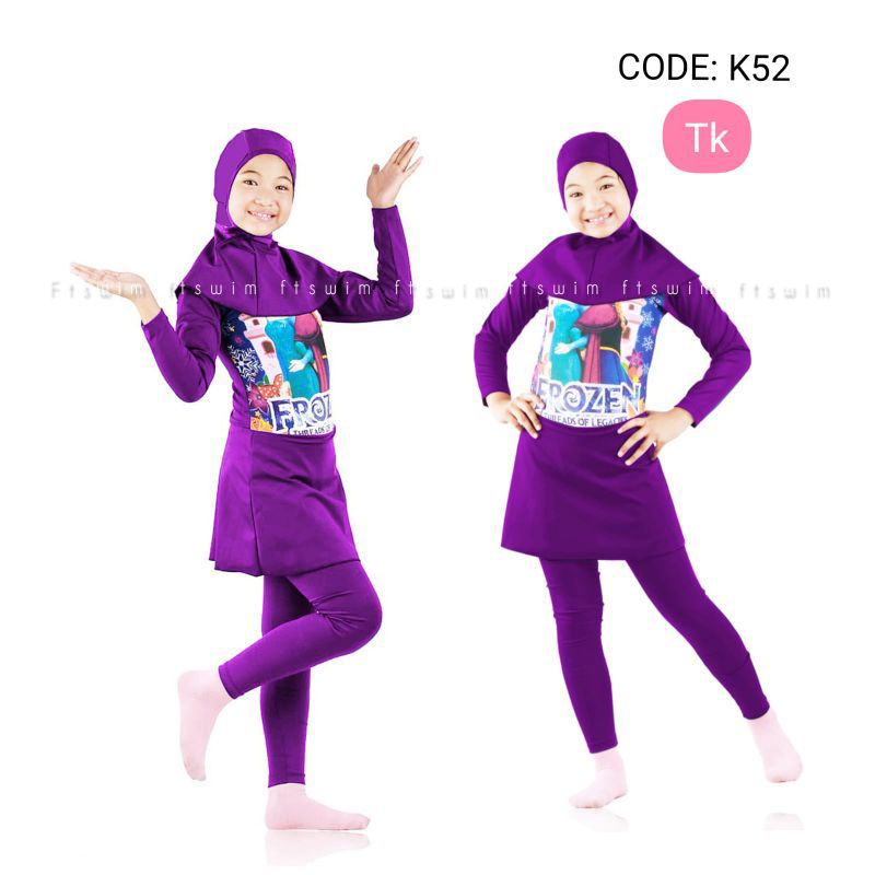 Muslim Girls Swimsuit Kindergarten Swimsuit For muslim Girls Frozen ...