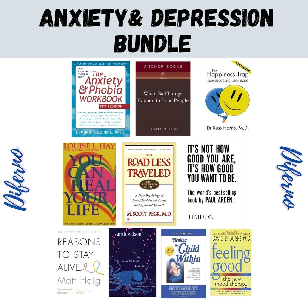 10 in 1 Anxiety & Depression bundle ( Ebook) | Shopee Malaysia