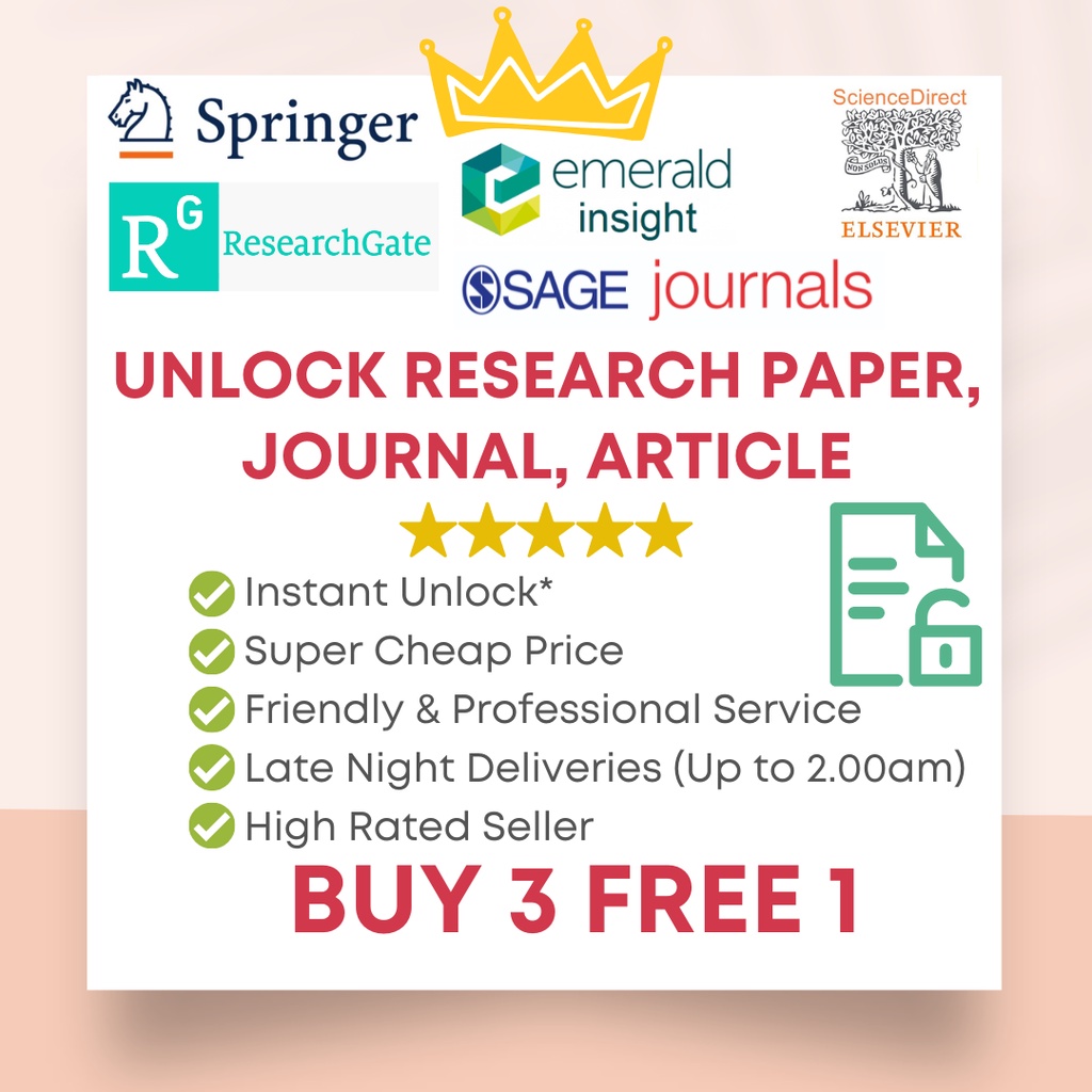 🌟【𝐈𝐧𝐬𝐭𝐚𝐧𝐭 𝐏𝐃𝐅】Research Paper 𝐔𝐧𝐥𝐨𝐜𝐤 Download Journal Article CHEAPEST