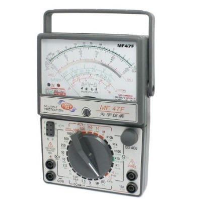 AC DC Voltmeter Ammeter Ohmmeter MF47F Analog Multimeter Multitester ...