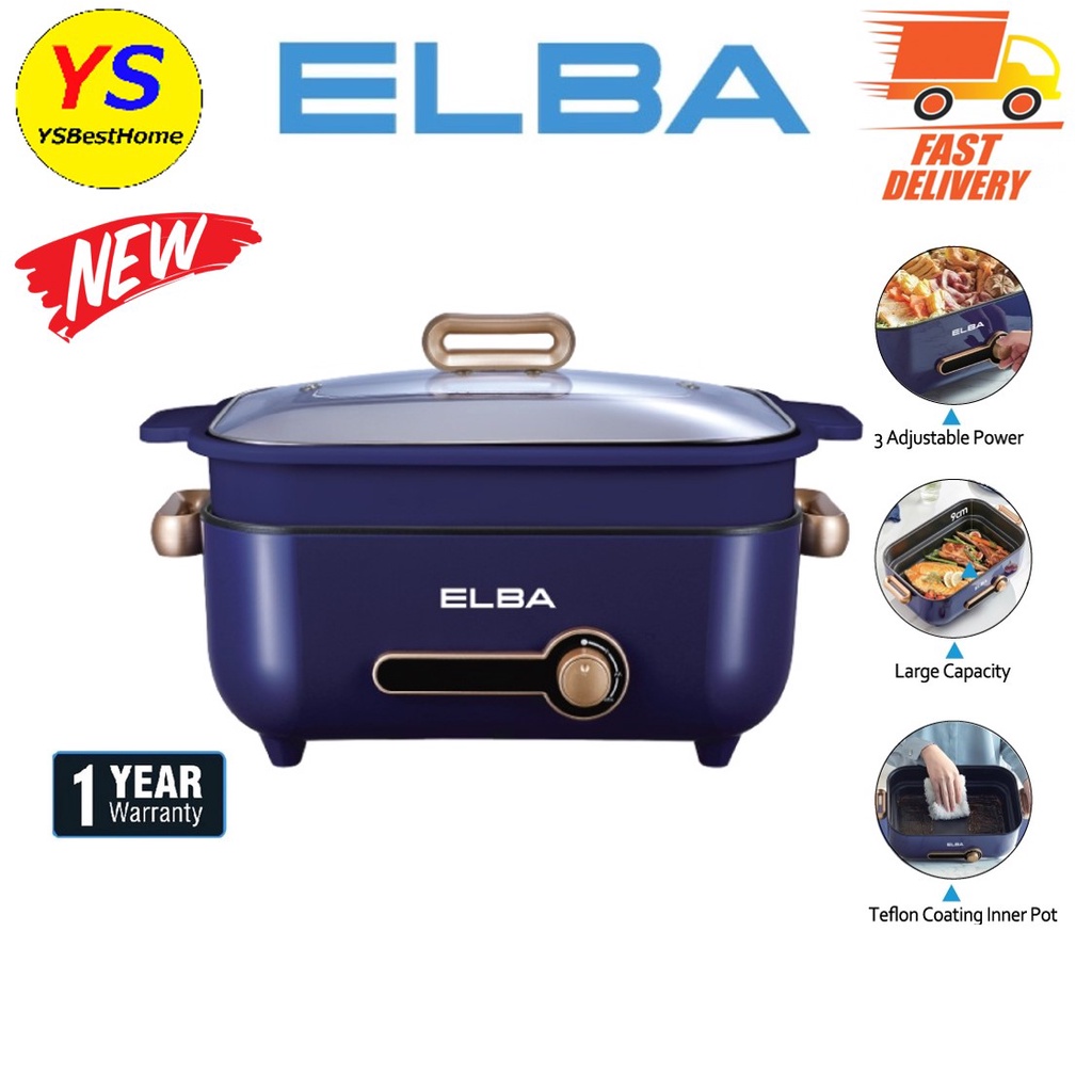 ELBA Multi Cooker EMCN9015(BL) Shopee Malaysia