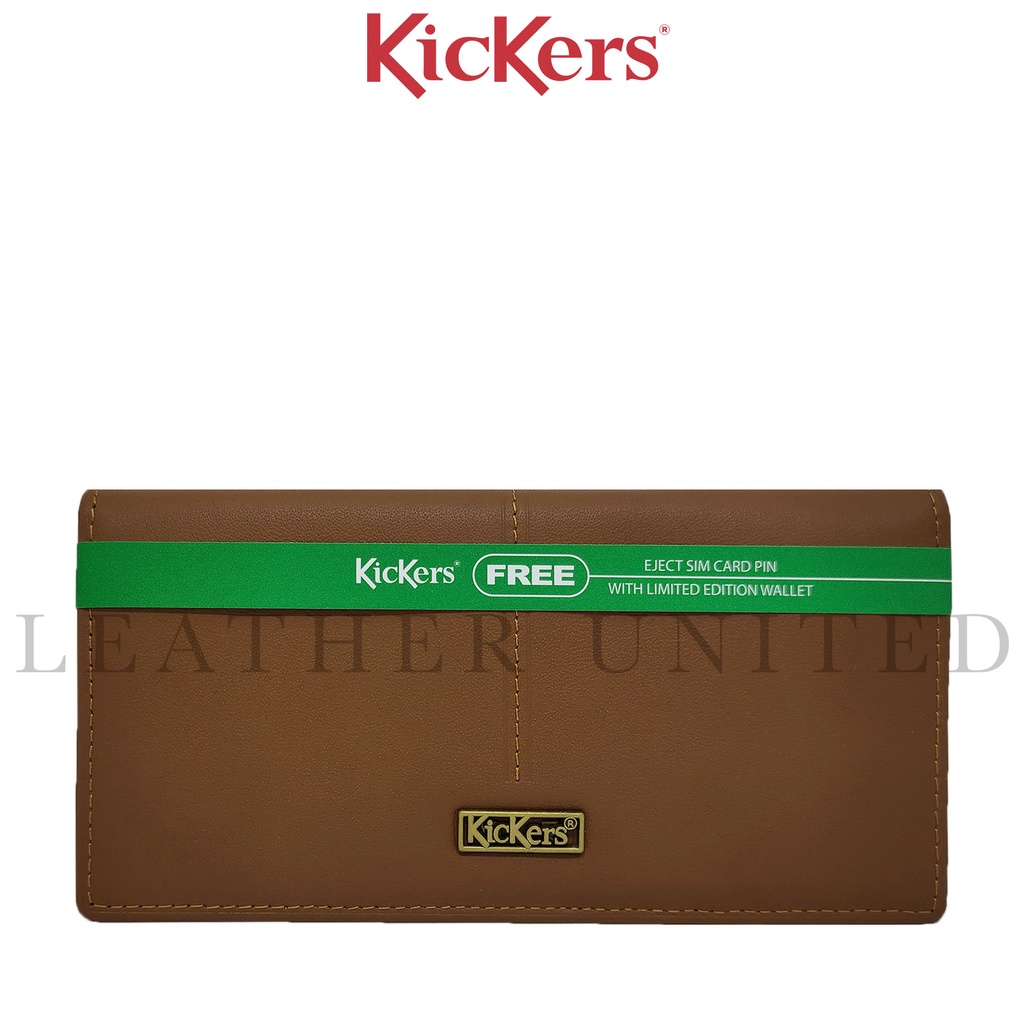 𝗞𝗜𝗖𝗞𝗘𝗥𝗦 𝗘𝗫𝗖𝗟𝗨𝗦𝗜𝗩𝗘 𝗙𝗢𝗥 𝗛𝗜𝗠 Genuine Top Grain Leather Long Wallet #KDRY-L ...