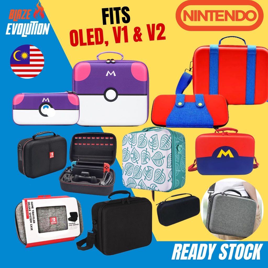 Nintendo OLED Switch V1 V2 Hard Shell Carrying Bag Protective Travel ...