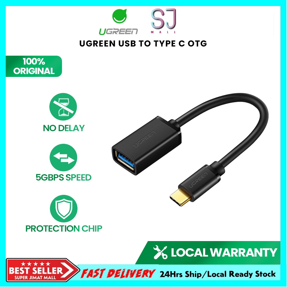 UGREEN USB C OTG Cable USB C USB Adapter Male Type C to Female USB 3.0 ...