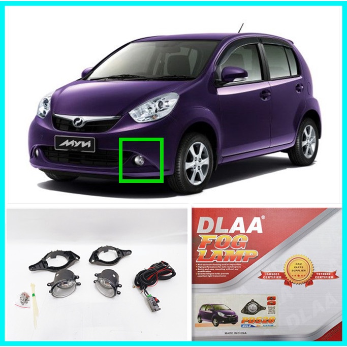 Perodua MYVI LAGI BEST 2011 2014 DLAA PD528 Fog Lamp Wiring Switch
