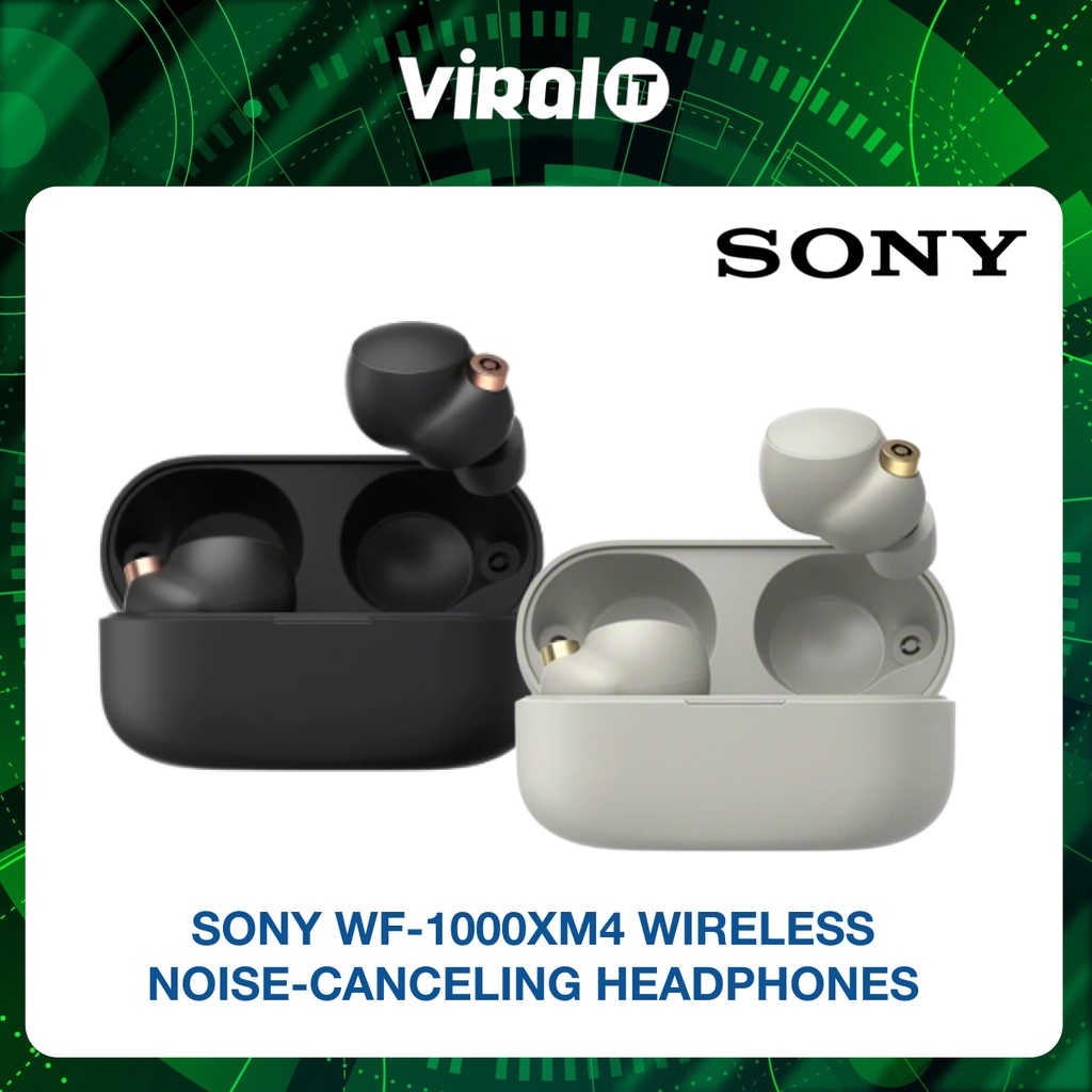 SONY WF1000XM4 WIRELESS NOISECANCELING HEADPHONES (BLACK / SILVER