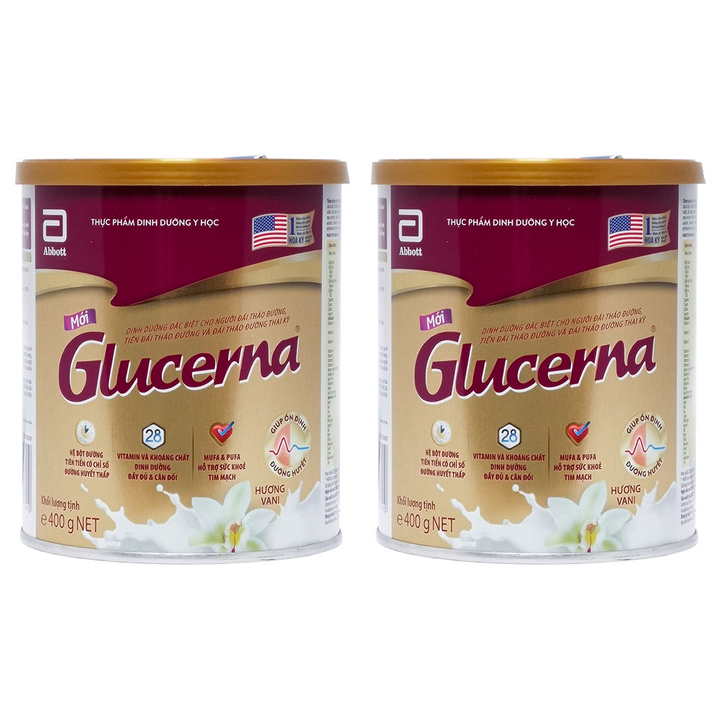 [GENUINE] Combo 2 Box Abbott Glucerna Vanilla Flavor Milk Powder 400g Shopee Malaysia