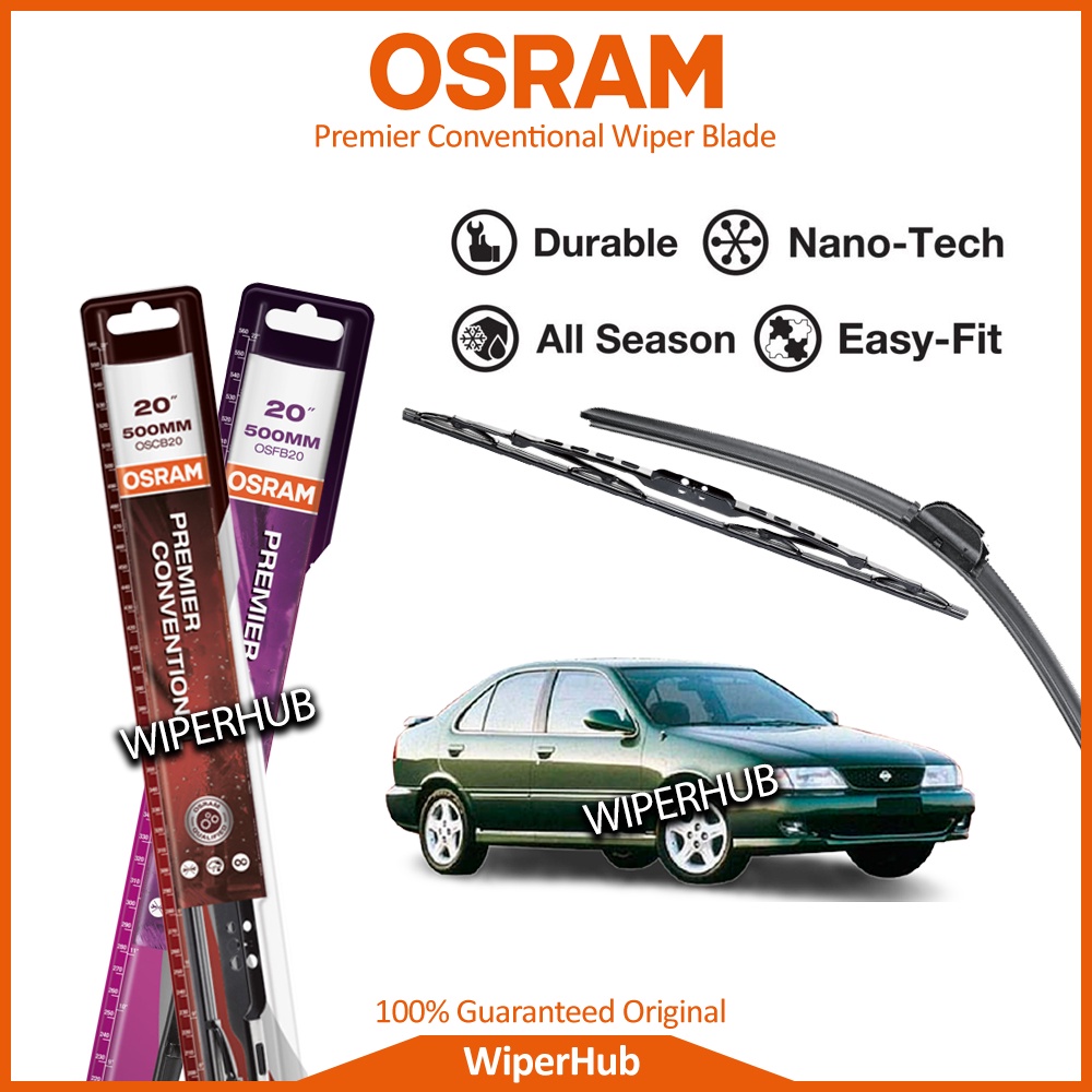 Osram Nissan Sentra (B14) 19951999 Premier Conventional Flat Wiper
