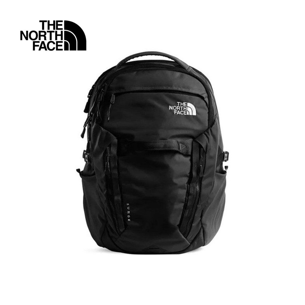 The North Face Surge Black Backpack | Shopee Malaysia