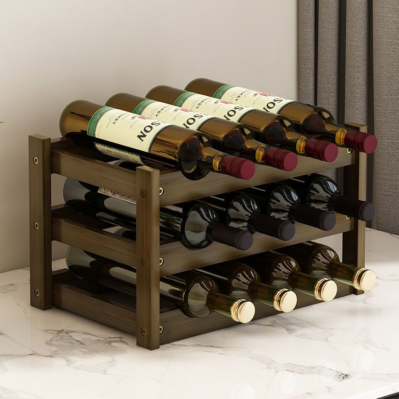 JJTable Wine Rack Oblique Red Wine Rack Decoration Display Rack Modern ...