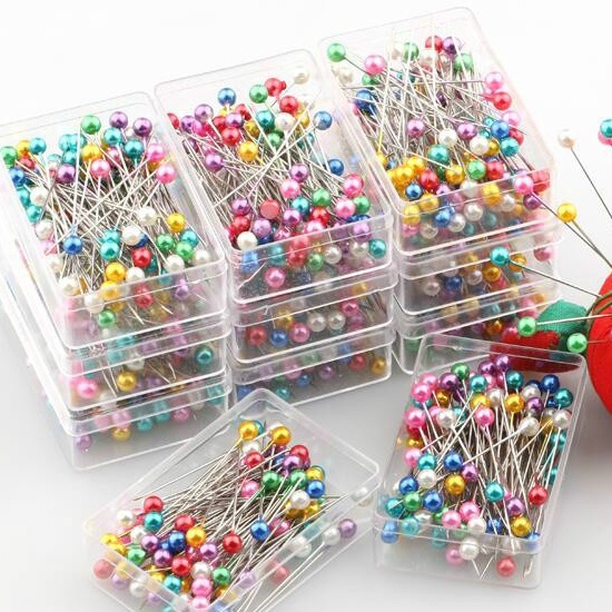 100PCS High Quality Stainless Steel Head Pin Eye Pins 38mm Patchwork ...