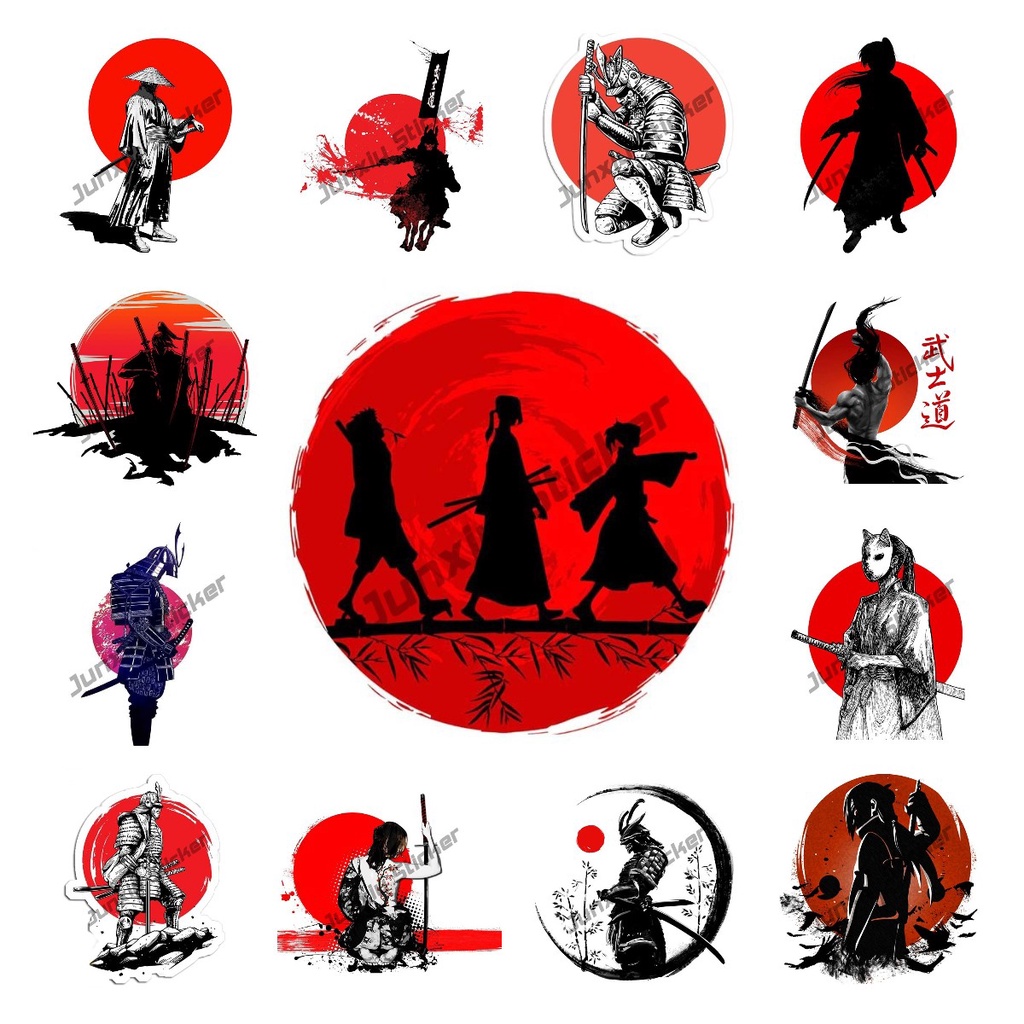 Creative Stickers for Samurai Warrior Decals Car Accessories Anti ...