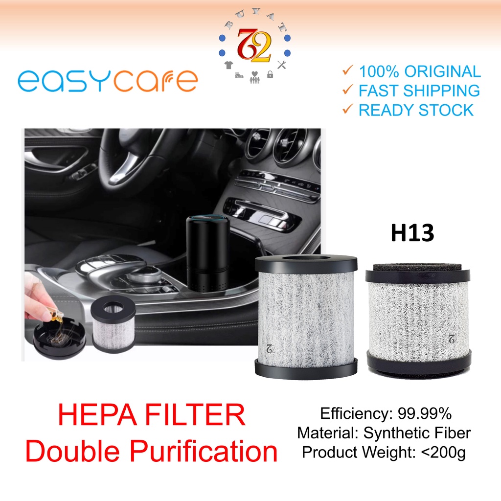Easycare H13 HEPA Filter EL2 EF1 Air Purifier Round Activated Carbon
