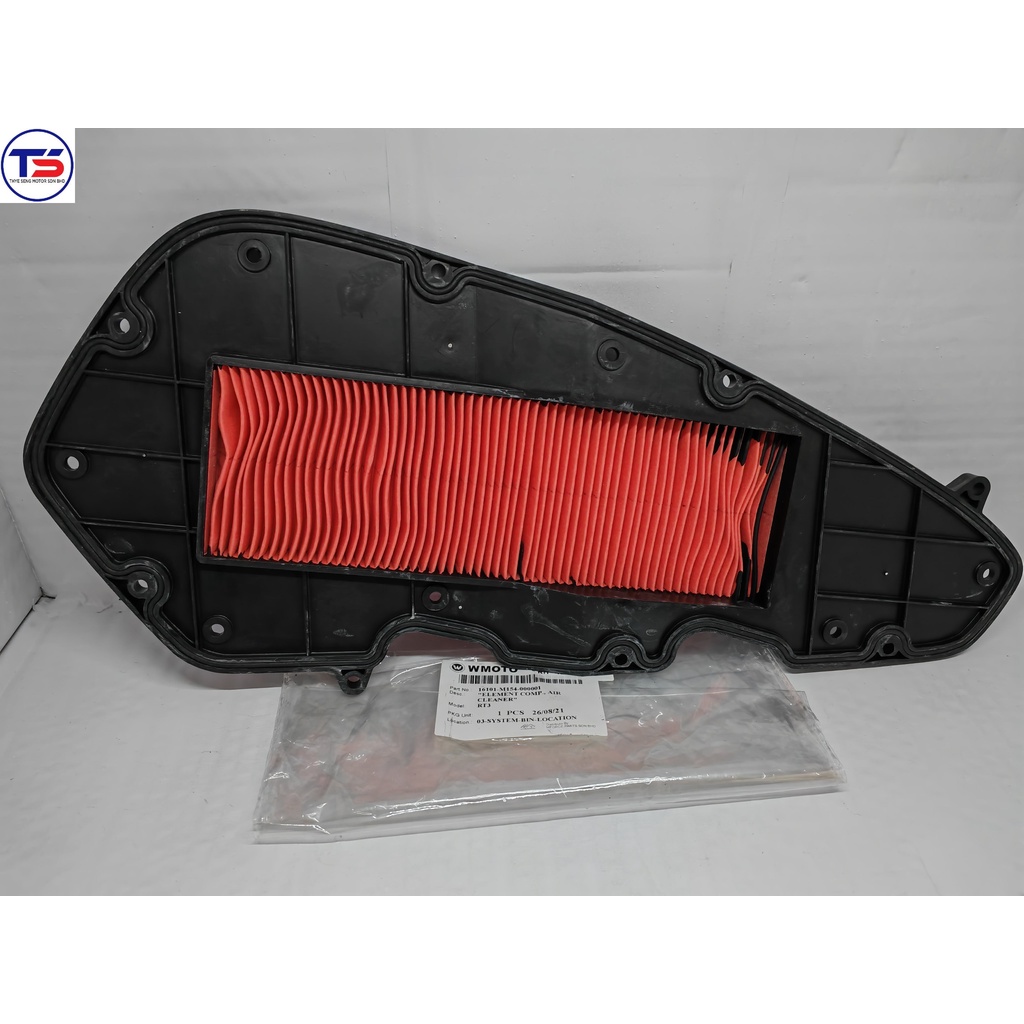 WMOTO RT3 AIR CLEANER AIR FILTER ELEMENT ORIGINAL 16101-M154-000001 ...