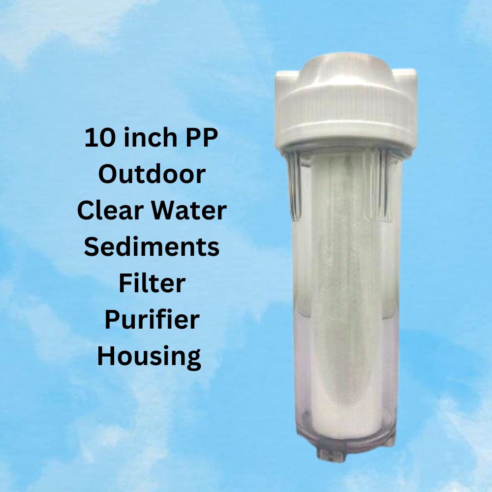 10 inch PP Outdoor Clear Water Sediments Filter Purifier Housing or ...