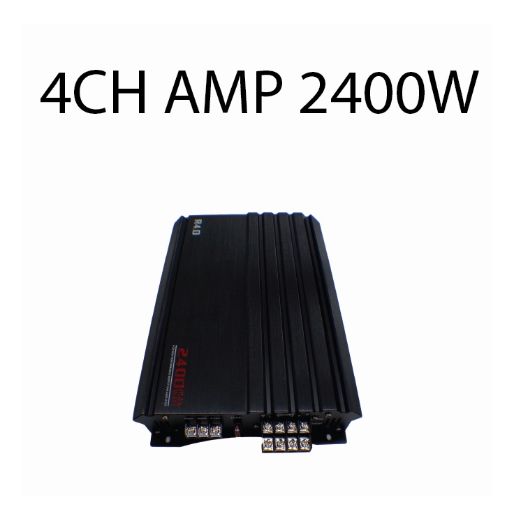 Power Amplifier Car 4 Channel Amplifier 2400 Max Watt Shopee Malaysia