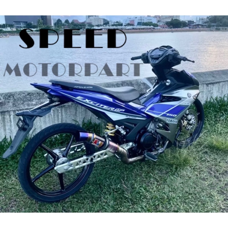 COVERSET EXCITER GP 2015 Y15 V1V2 FREE AMBLEM LOGO YAMAHA Shopee