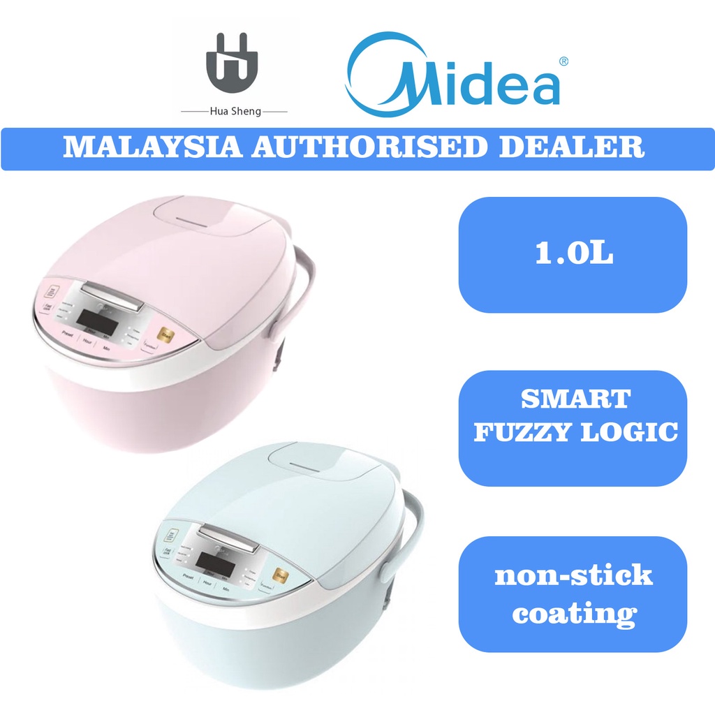 Midea Smart Rice Cooker (1.0L) MB-FS10-PK/MBFS10PK/MB-FS10-GN/MBFS10GN ...