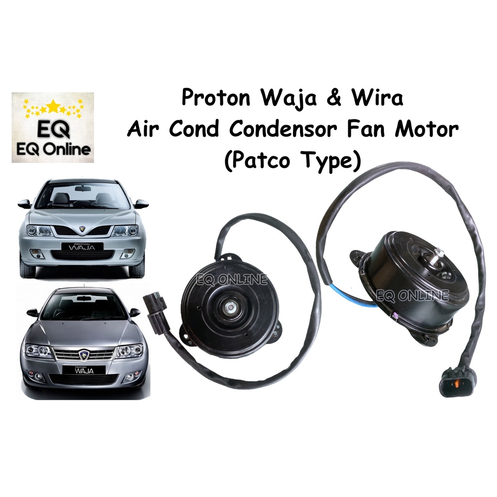 Proton Waja & Wira Air Cond Condensor Cooling Fan Motor (PATCO Type ...